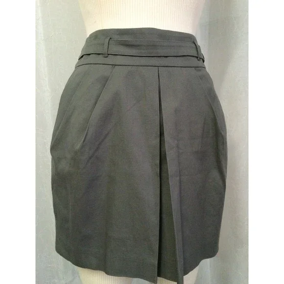 Club Monaco Skirts Club Monaco Womens Skirt Gray Belted Fully